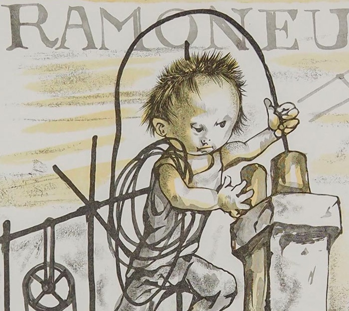 藤田嗣治 「煙突掃除屋」 | | アトリエ・ブランカ