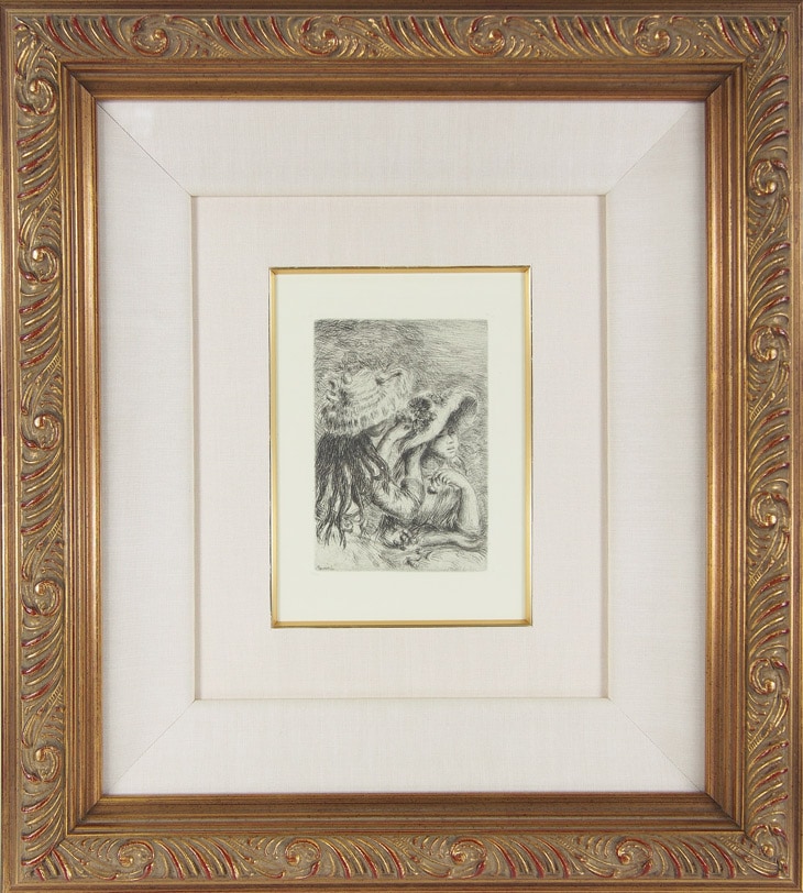 P=A・ルノワール 「花飾りのついた帽子」 | | アトリエ・ブランカ