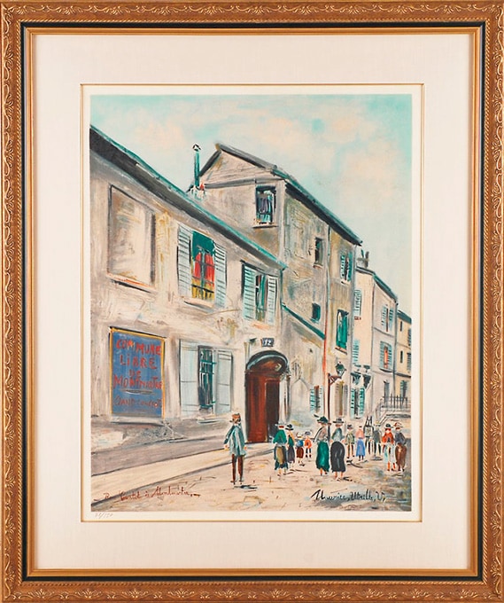 モーリス・ユトリロ 「モンマルトルのコルト通り」 | | アトリエ・ブランカ