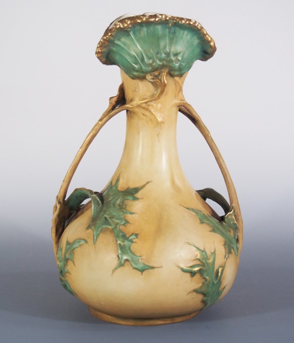 アンフォラ 「アールヌーヴォー薊文花瓶」 | | アトリエ・ブランカ