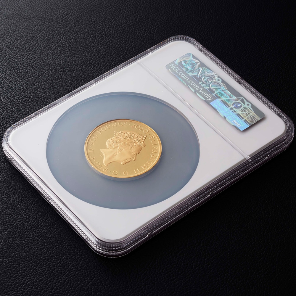 特別価格【最高鑑定】2020年 イギリス スリー・グレイセス 500ポンド5