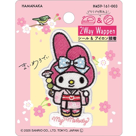 H459-161-003 2Way Wappen サンリオ 日本のお祭り マイメロディ