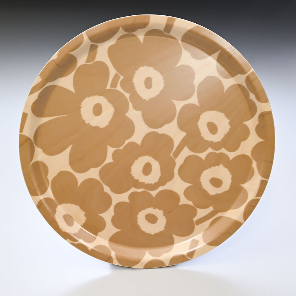 マリメッコ marimekko トレイ お盆 丸盆 PIENI UNIKKO ウニッコ