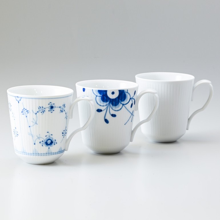 ロイヤルコペンハーゲン ヒストリーミックス マグカップ 3個セット