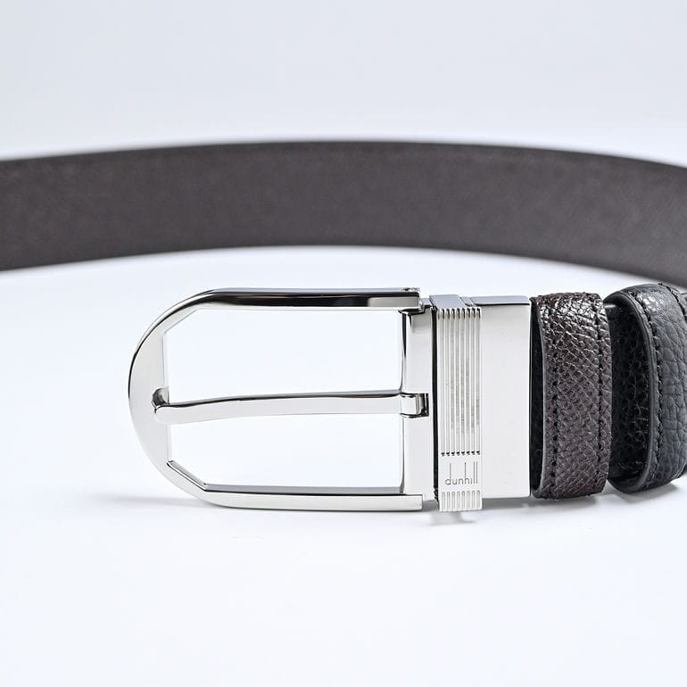 ダンヒル dunhill ベルト 35mm 95サイズ リバーシブル サドルバックル