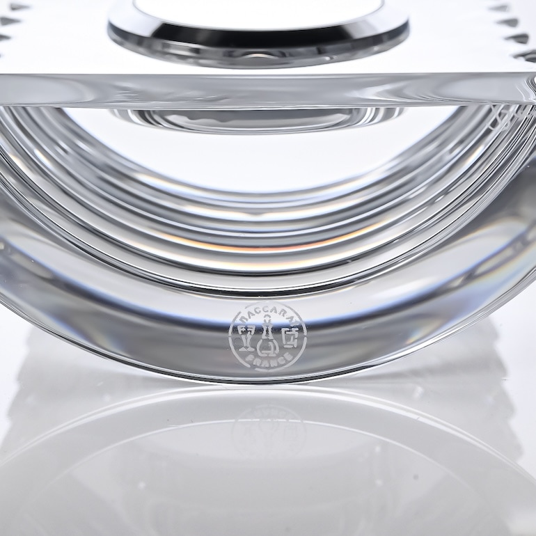 バカラ 名入れ対応 Baccarat クリスタル置時計 ラランド クロック