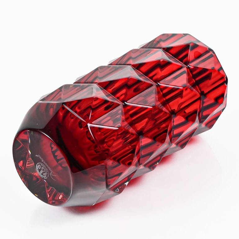 バカラ Baccarat ベース 花瓶 2025新作 LOUXOR ルクソール レッド S
