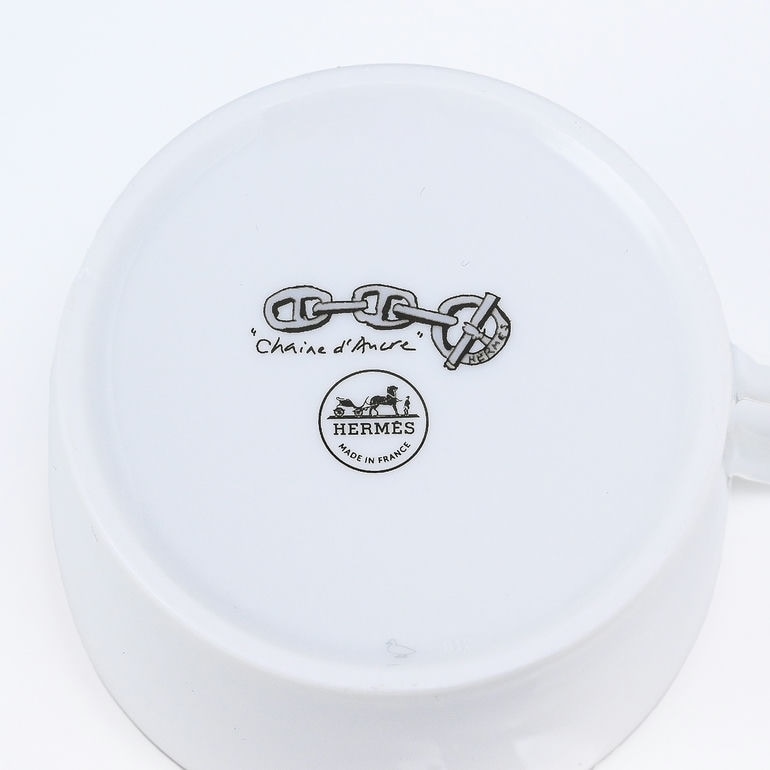 エルメス HERMES シェーヌダンクルプラチナ 004116P2 ティーカップ