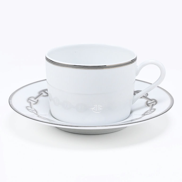エルメス HERMES シェーヌダンクルプラチナ 004116P2 ティーカップ