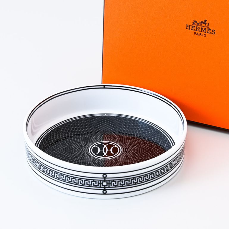 エルメス HERMES H DECO カップ Hデコ 丸形 小鉢 プレート 13cm