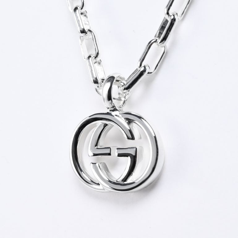グッチ GUCCI ネックレス ジュエリー ペンダント シルバー GGロゴ