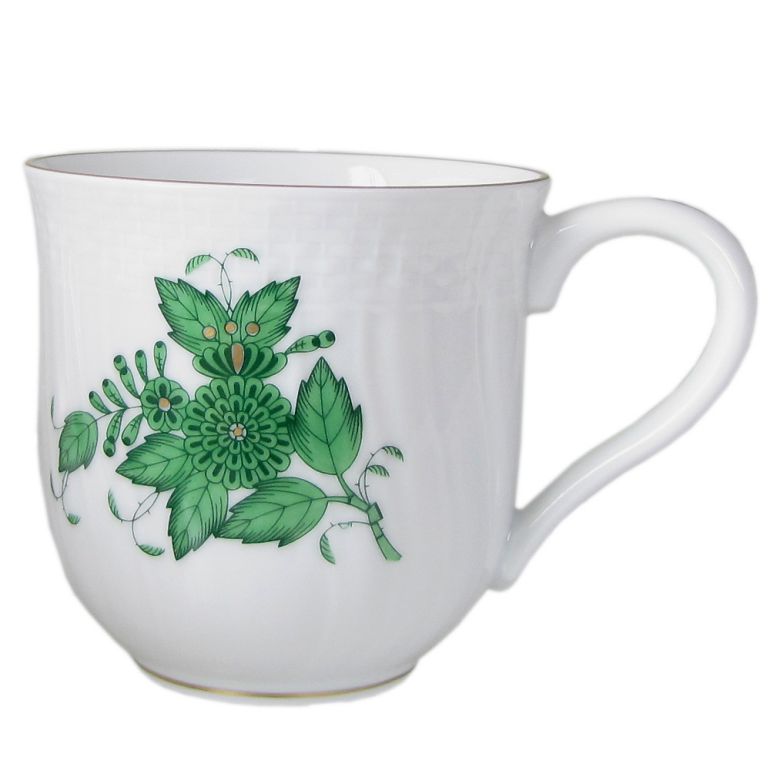 名入れ可有料 ヘレンド マグカップ アポニーグリーン 洋食器 手描き