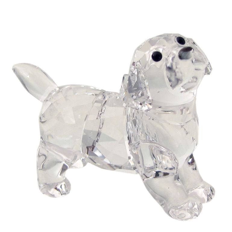 スワロフスキー フィギュア ラブラドールの赤ちゃん STANDING 犬