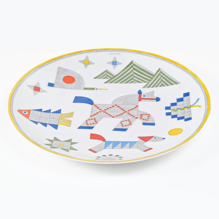 新品未使用 HERMES エルメス デザートプレート（アニモー・ナッテ）亀