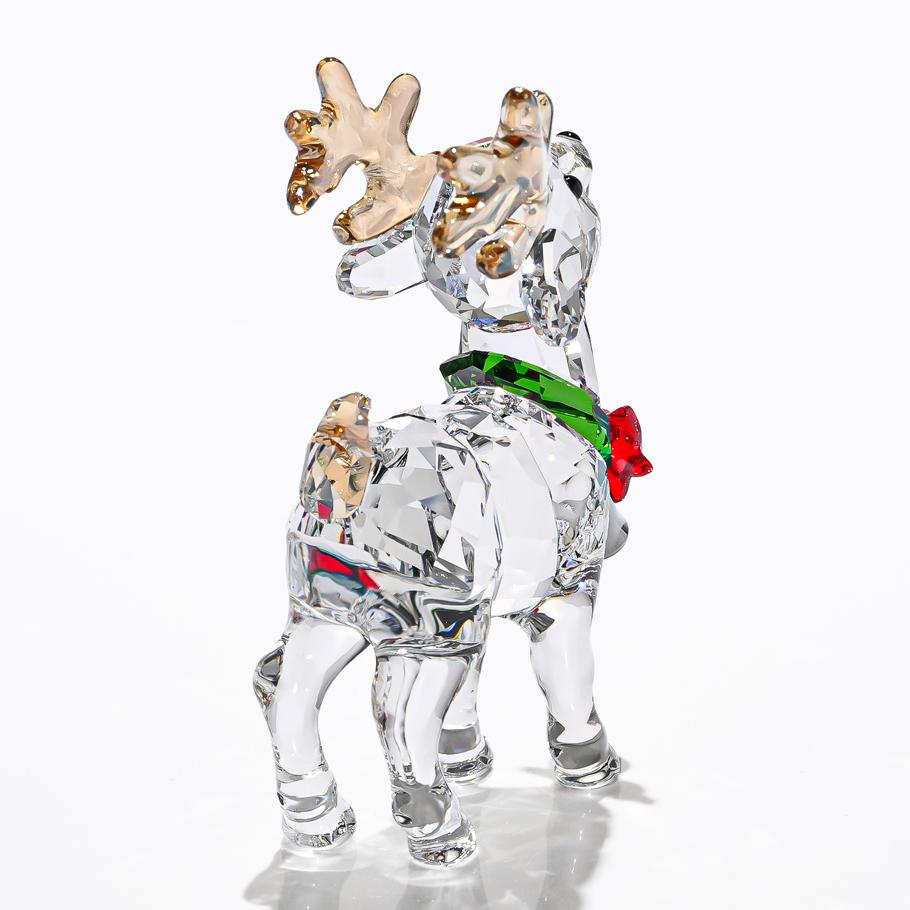 スワロフスキー SWAROVSKI クリスタルフィギュア サンタのトナカイ