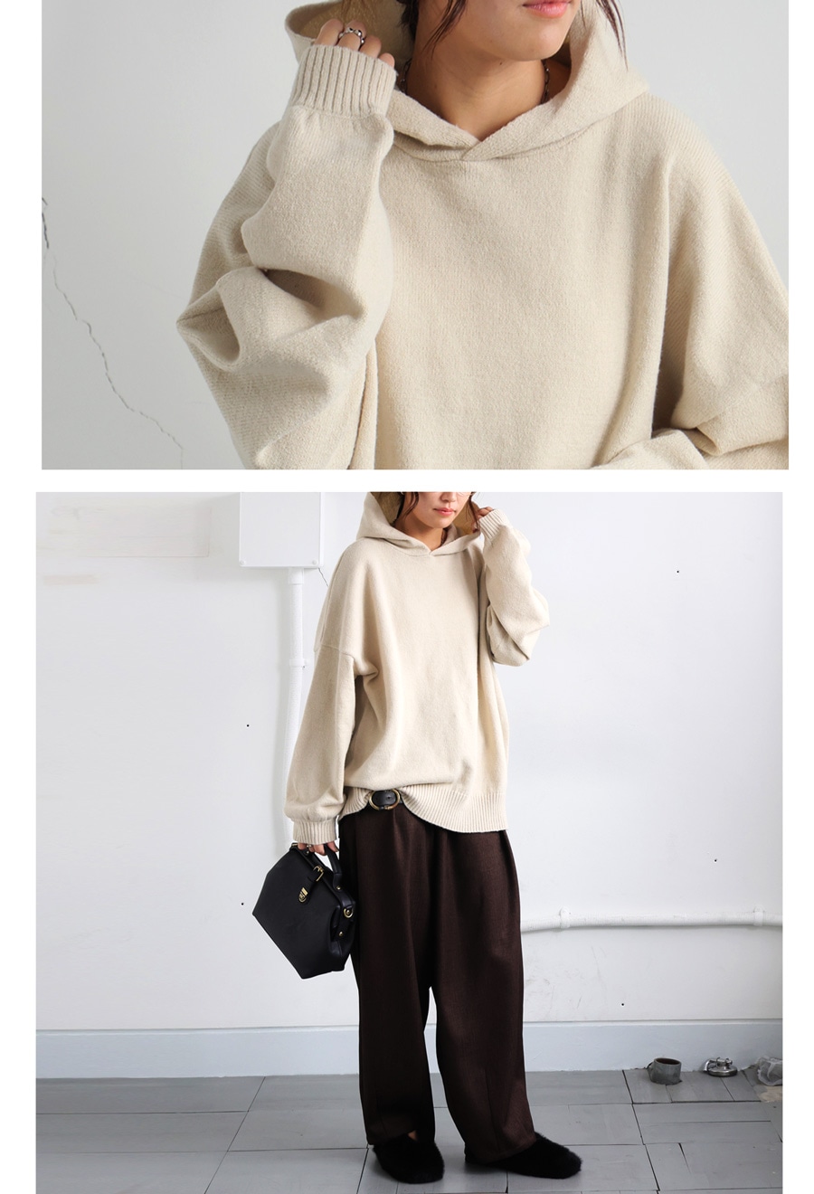 ニットフーディー ニットパーカー ニット レディース 送料無料・メール