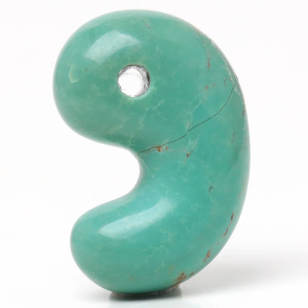 ターコイズ 出雲型勾玉 20ミリ