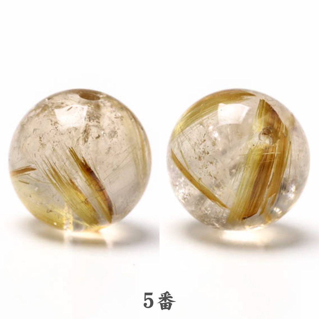 数量限定】ゴールデンルチルクォーツ HC 8ミリ ビーズ