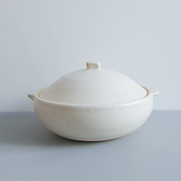 馬場勝文 土鍋（白・大） Model・A