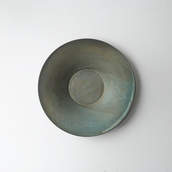 瀬川辰馬 硫化銀彩口広鉢 大