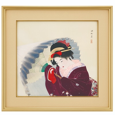 伊東深水 「吹雪」＜額＞｜エンディショップ【公式通販】