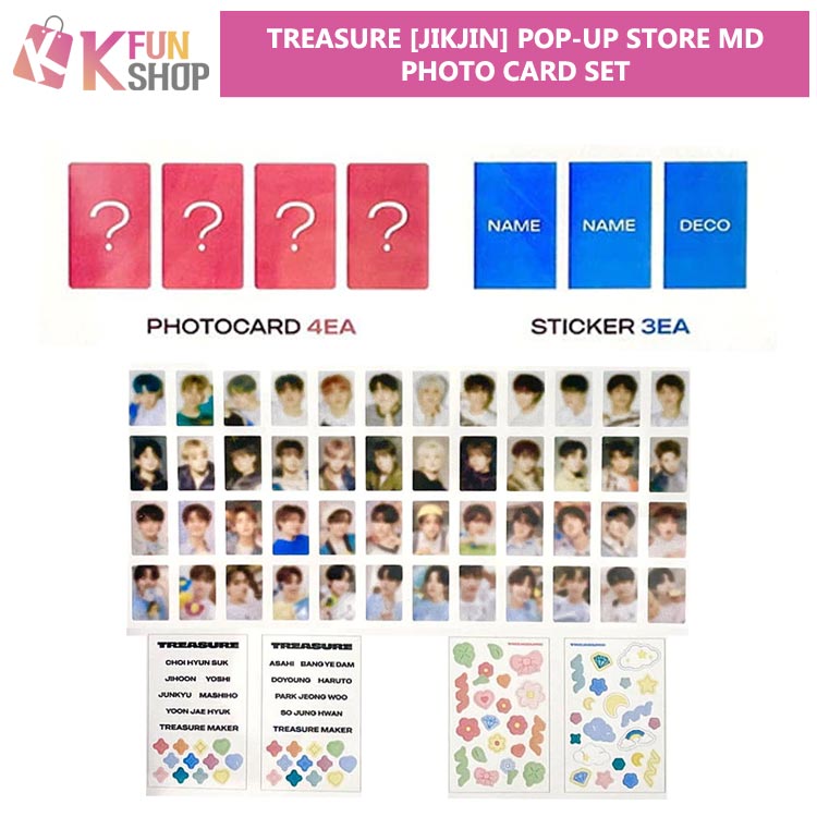 予約】TREASURE JIKJIN PHOTOCARD SET「POP-UP STORE MD」