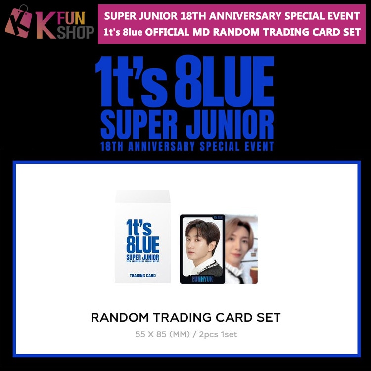 予約】SUPER JUNIOR RANDOM TRADING CARD SET_SUPER JUNIOR 18周年記念