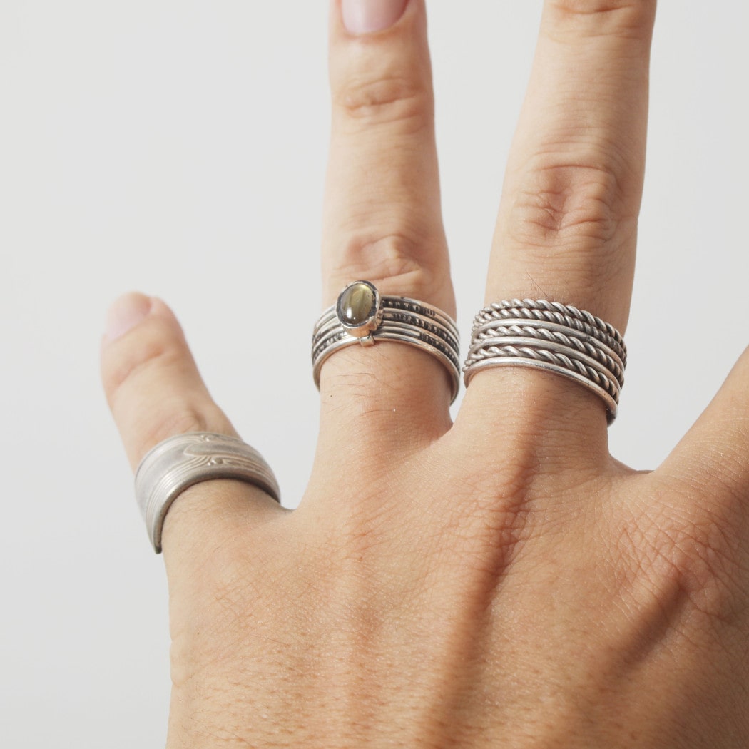 トゥアレグ シルバー ジュエリー TOUAREG SILVER JEWELRY 7連リング