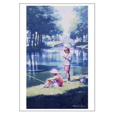 笹倉鉄平 ポストカード さかなつり | アーティストグッズ,笹倉鉄平