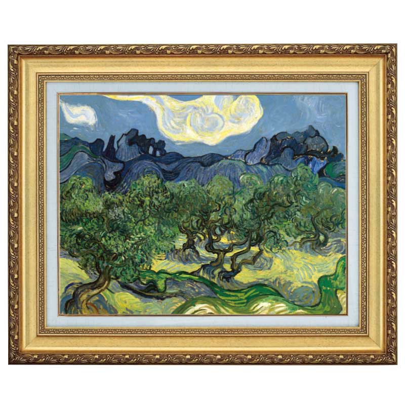 サン・ピエール広場』 ゴッホ 10号 立体複製名画 額装付 【ポイント5