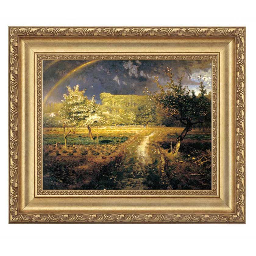 晩鐘』 ミレー 6号 立体複製名画 レプリカ 額装付 【ポイント5％還元