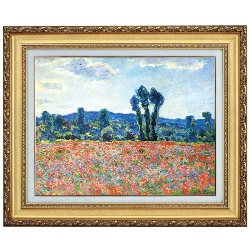 サッセンハイムのチューリップ花畑』 モネ 10号 立体複製名画 額装付