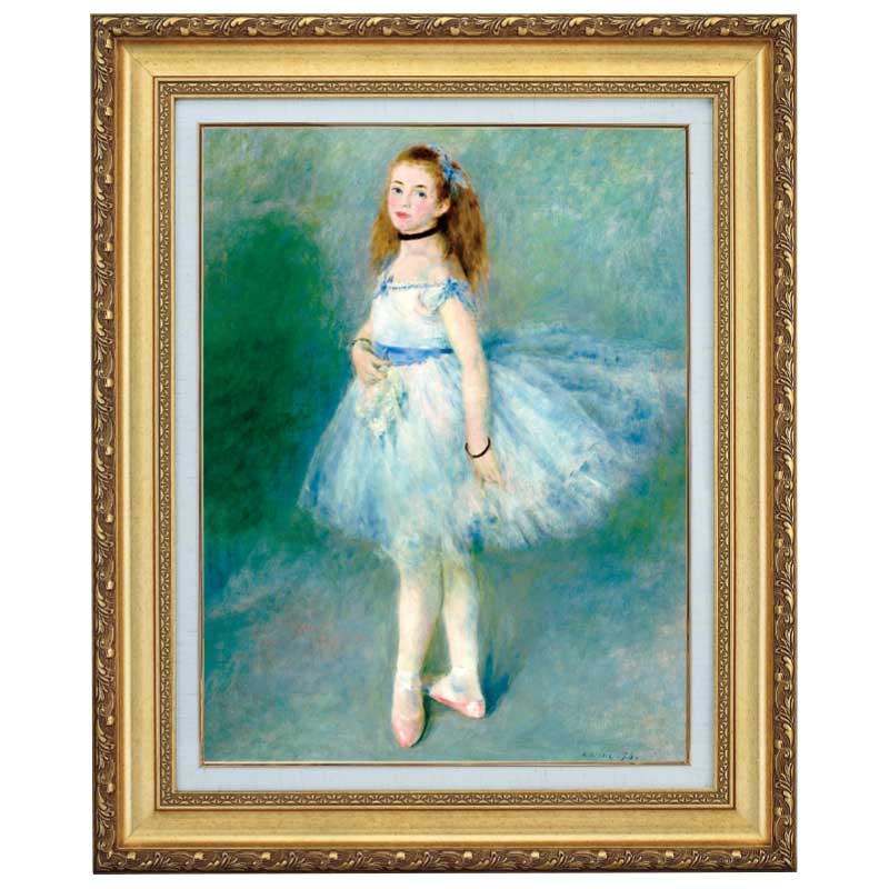 ジャンヌ・デュラン＝リュエル嬢』 ルノワール 10号 立体複製名画 額装