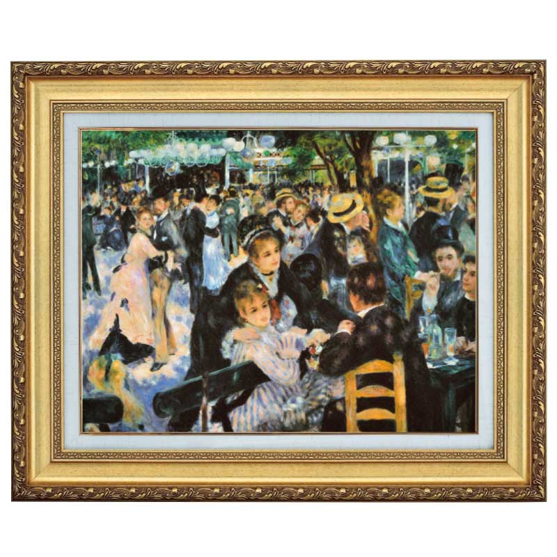 ジャンヌ・デュラン＝リュエル嬢』 ルノワール 10号 立体複製名画 額装