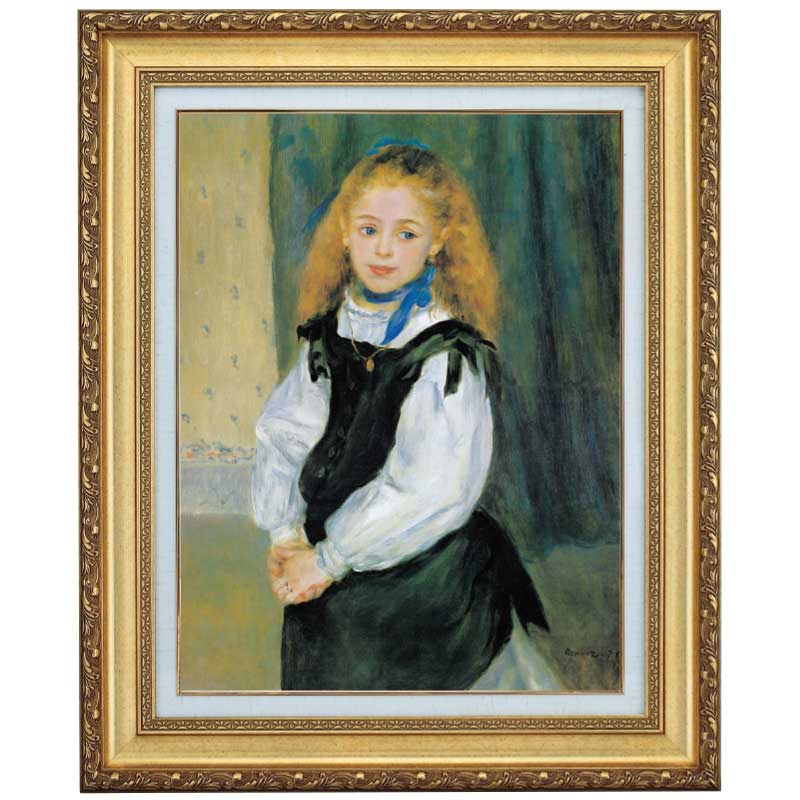 ぶらんこ』 ルノワール 4号 立体複製名画 額装付 【ポイント5％還元中