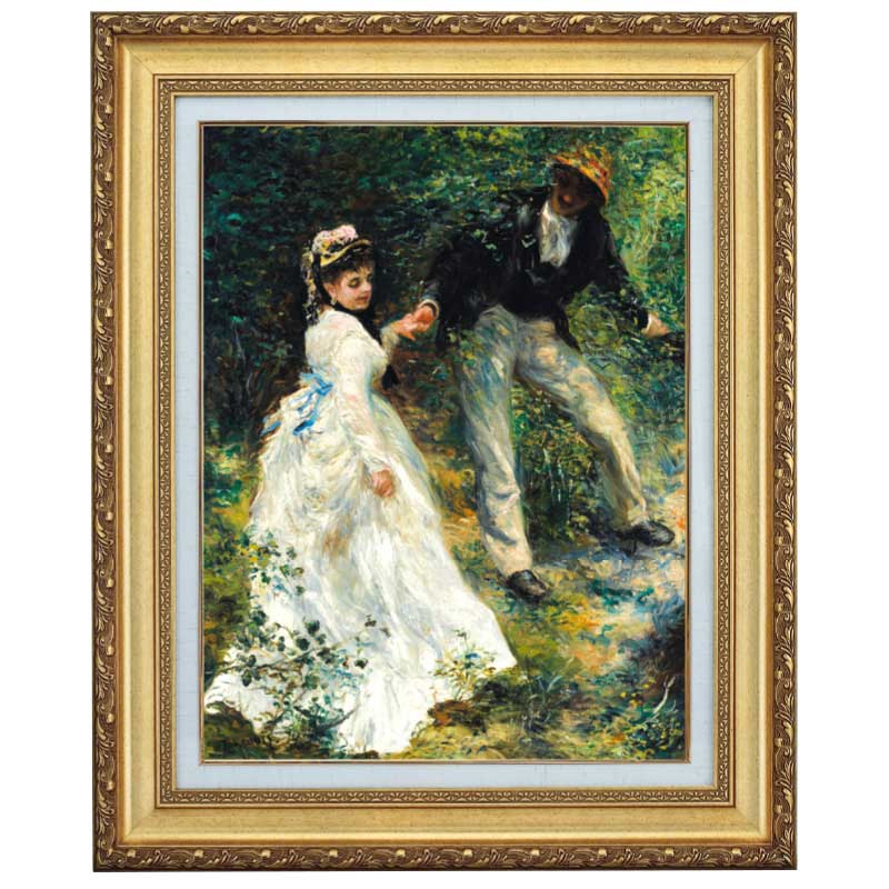 入浴する少女』 ルノワール 10号 立体複製名画 額装付 【ポイント5