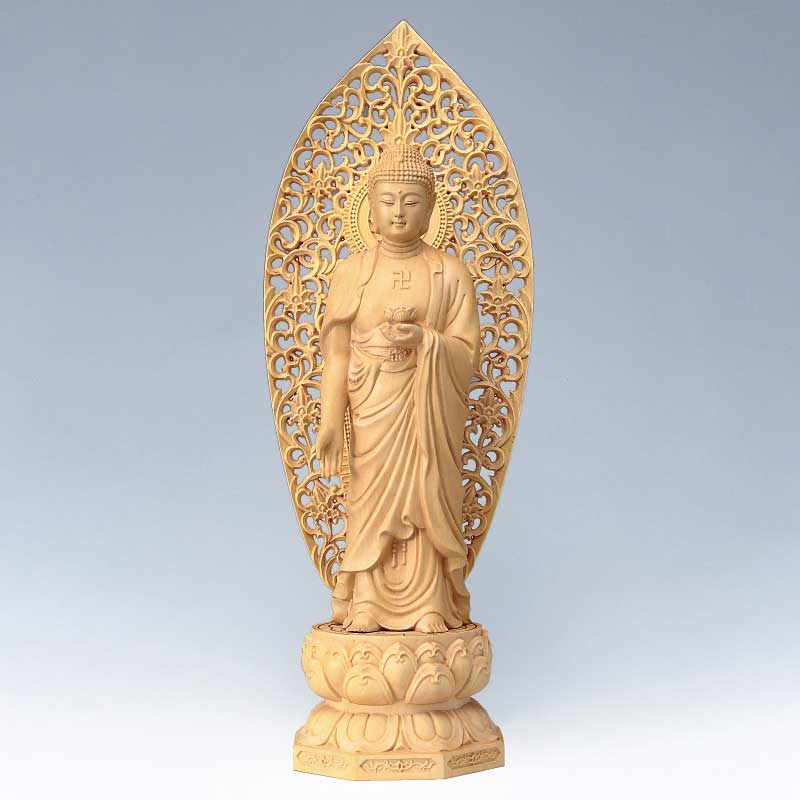 黄楊彫刻『観音菩薩』【ポイント5％還元中】 | 仏像 | 【公式】アート