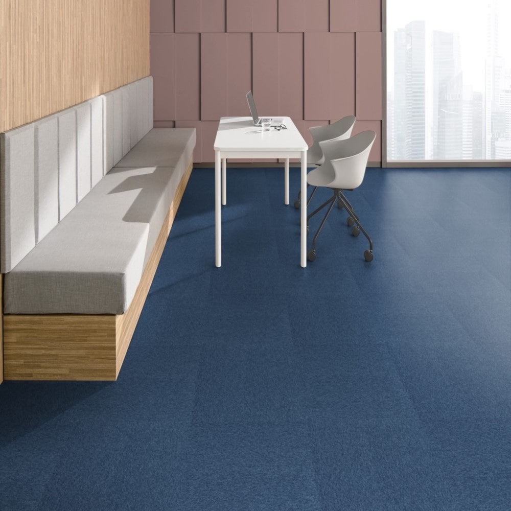 送料無料】東リ 撥水タイルカーペット ブルー TG-3000HC306 ×16枚