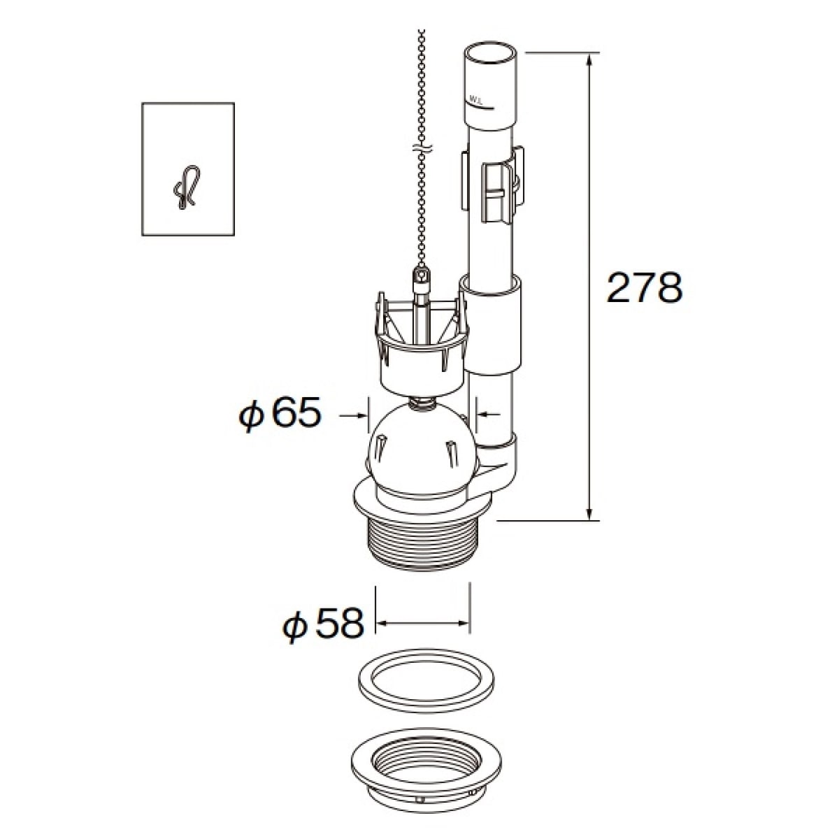 送料無料】INAX フロート弁 PK-TF-2820C | 水廻り・水道用品,トイレ