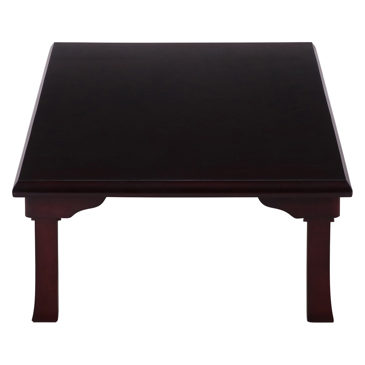 送料無料】欠品中 次回4月中旬予定 不二貿易 折脚和風座卓 紫檀色 TLM