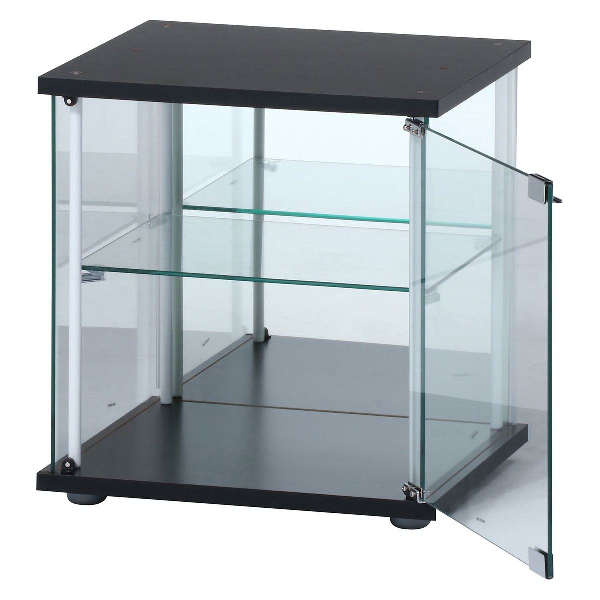 送料無料】不二貿易 ガラスコレクションボックス2段 背面ミラー付き