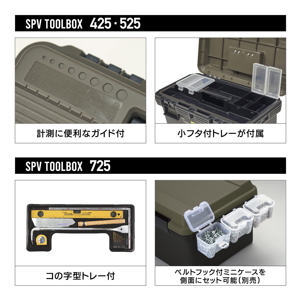 送料無料】JEJアステージ SPVツールボックス #725 ×2個 ケース販売