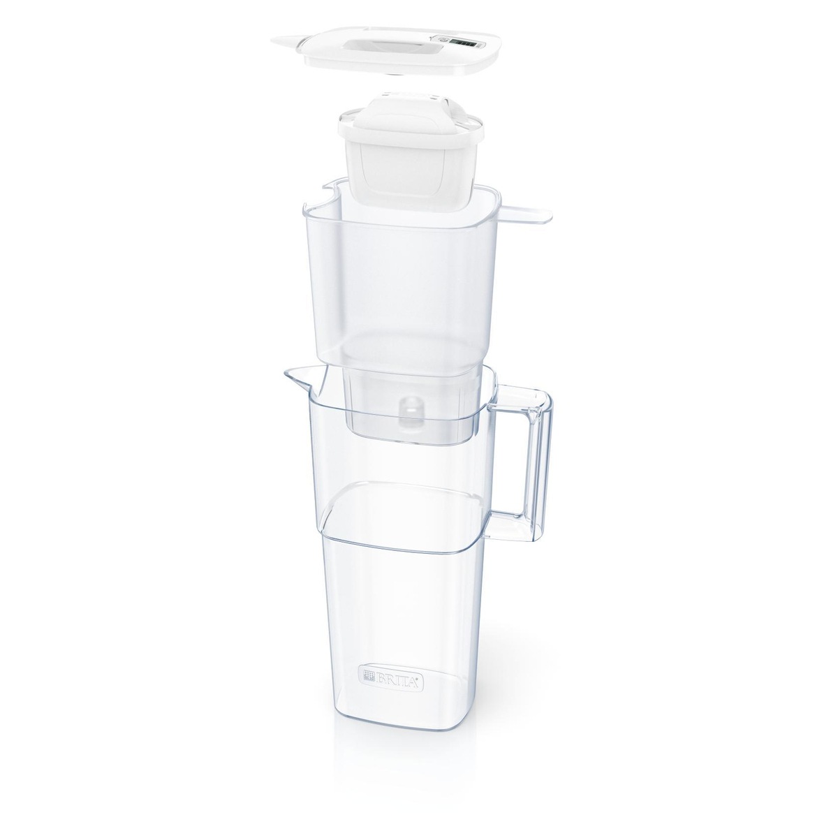 送料無料】ブリタ BRITA ポット型浄水器 リクエリ カートリッジ2個付