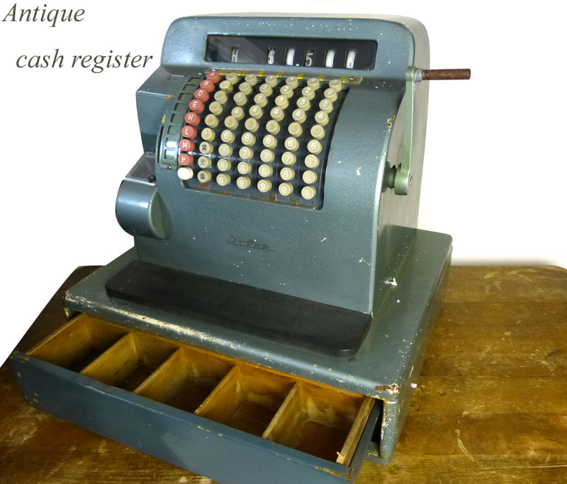 希少】アンティーク Aster 手回し式 レジスター 昭和レトロ【中古