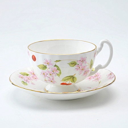 チェリーブロッサム ティーカップ＆ソーサー オーバン | チェリー