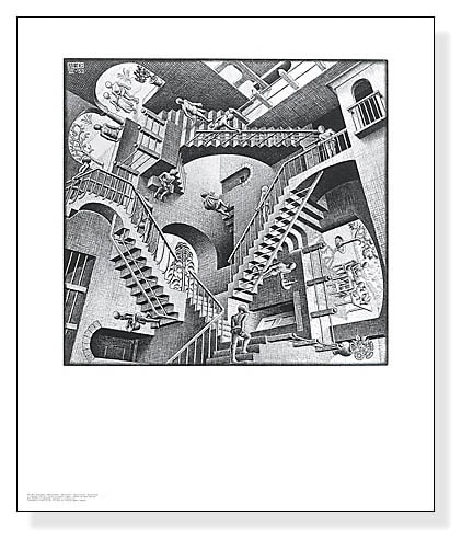 相対性（MC エッシャー） ポスター販売のアズポスター｜ポスター