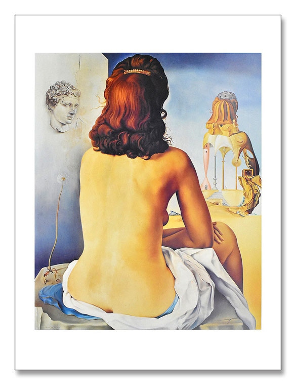 裸の妻（サルバドール ダリ） ポスター販売のアズポスター｜ポスター