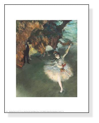 エトワール（舞台の踊り子）（エドガー ドガ） ポスター販売のアズ