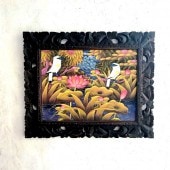 ガルンガンの祭列／バリ島のお祭り行列／バリ絵画 | 絵画・アート