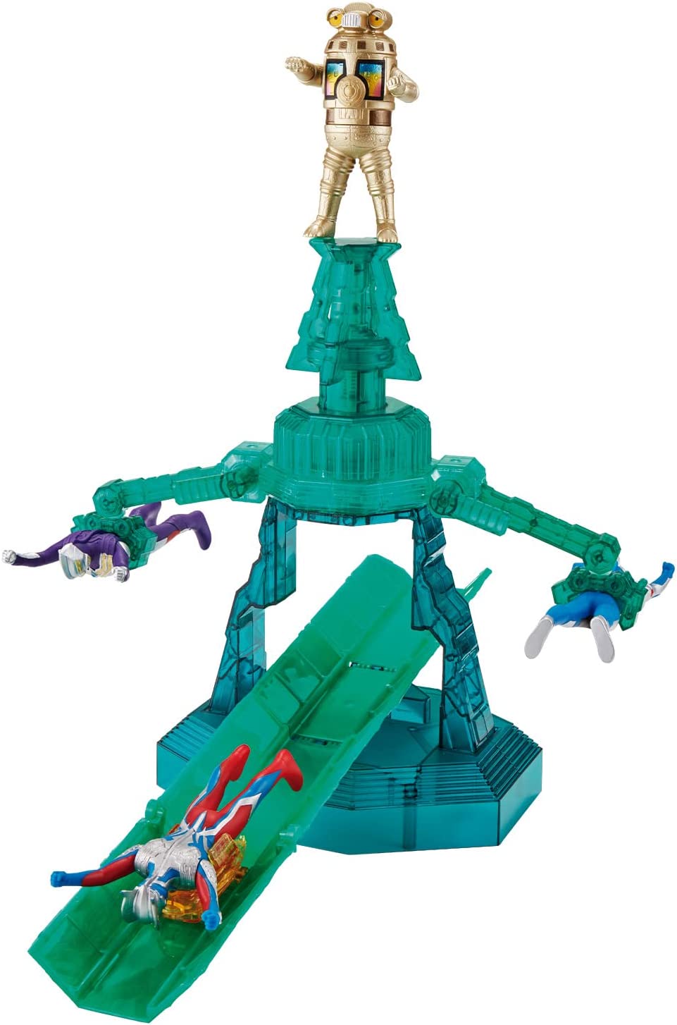 ウルトラソフビワールド ぐるんと回転!! DXプラズマスパークタワー